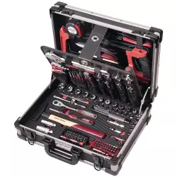 Coffret à outils équipé de divers outils (1)