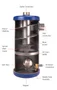 AC&R Helical séparateurs d'huile centrifuges